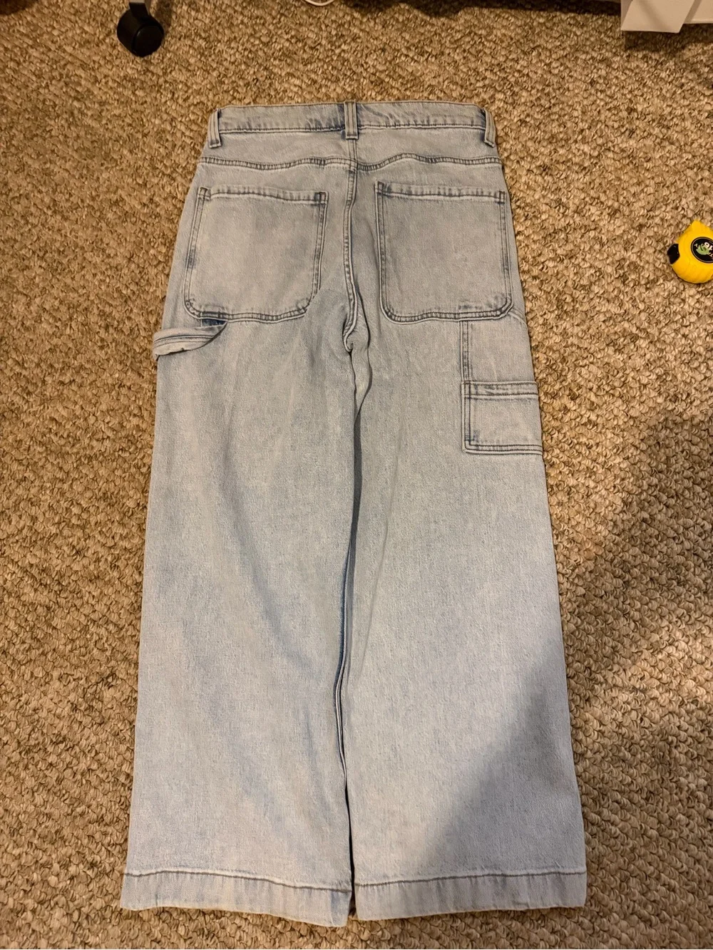 Hollister Light Wash Relaxed Carpenter Jeans